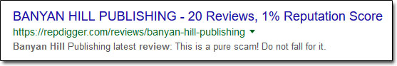 Banyan Hill Publishing Reviews 1