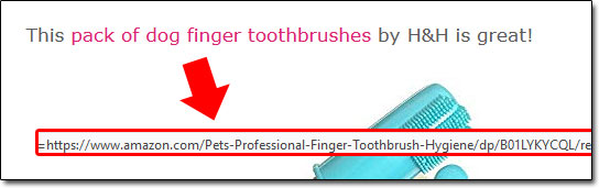 Dog Toothbrush Amazon Link