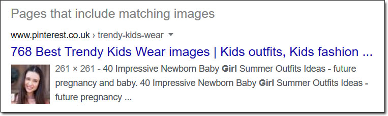 Reverse Image Search Matching Images